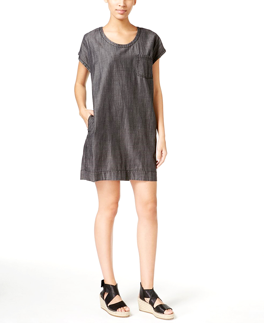 eileen fisher denim dress
