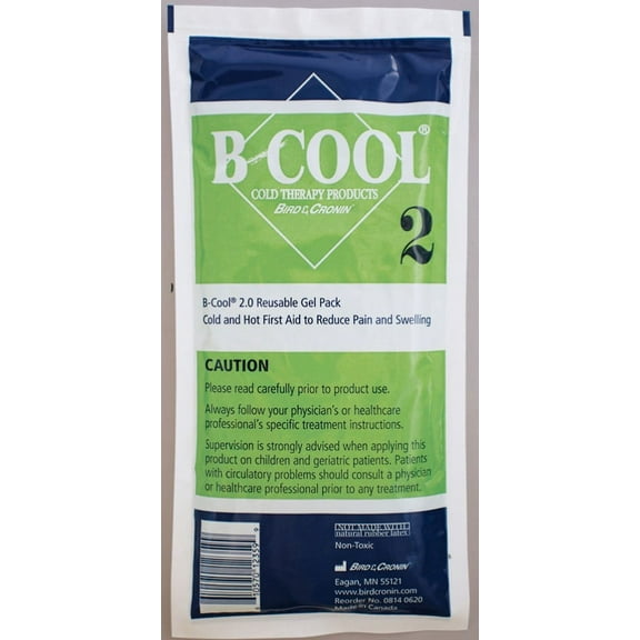 B-Cool  2.0 Reusable Gel Pack - HOT or COLD - 2 Hour Vinyl Pack | 5.5″ X 11″