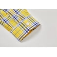 thumbnail image 4 of Boys Child Trendy Plaid Shirts Long Sleeve Button Down Yellow Tops Outwear Shirts Jacket Clothes, 4 of 5