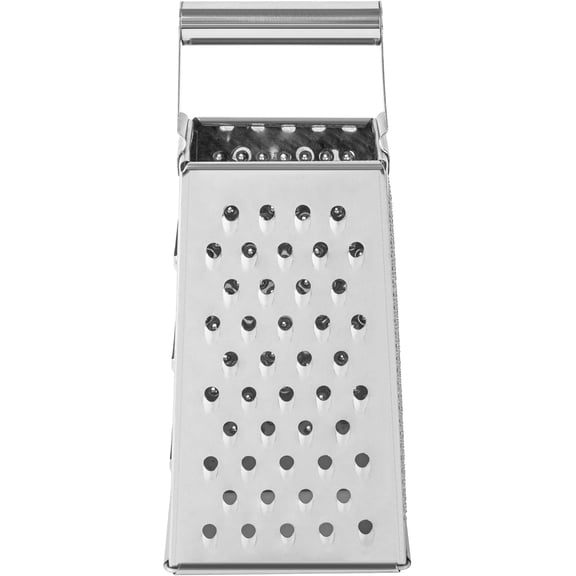 Met Lux Cheese Grater 1 Heavy-Duty Box Grater - With 4 Sides Built-In Handle Stainless Steel Food Grater For Vegetables And Cheese