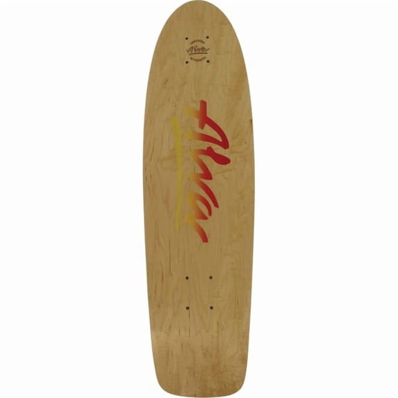 Alva Skateboards 1977 OG Natural / Red / Yellow Fade Old School Skateboard Deck - 7.75" x 29.5" (Deck Only)