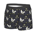 thumbnail image 2 of Naloa Cartoon Rooster Print Mens Underwear - Boxers for Men, Classic Briefs for Men, 2 of 9