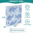 thumbnail image 4 of Dailycode 2 Pack Hardcover 3 Ring Binder 1.5 Inch Ring Decorative Binder Organizer for Home School Office, 4 of 10