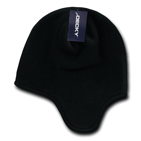 - Decky Helmet Beanies Beany For Men Women warm winter fleece-lined ear flap caps hats ski snow