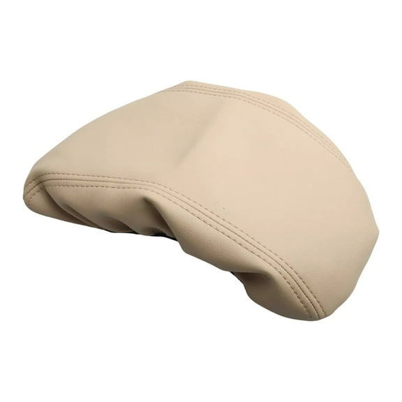 Breathable Beige Tan Microfiber Leather Armrest Cover for Hyundai Sonata 2015-2019 Center Console Cover Waterproof