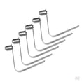 thumbnail image 1 of koolsoo Stainless Steel Paddle Spring Snap Clips Strong Tent Pole Clips Push Clips Clips 12 Pieces, 1 of 9