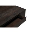 thumbnail image 2 of Flagstaff 2-Drawer Square Cocktail Table in Modern Barista Brown on Solid Wood, 2 of 4
