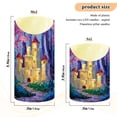 thumbnail image 4 of Iauyy Flameless Candles Battery Operated LED Pillar Candles with Remote and Timer, Purple Trees Set of 2 （S), 4 of 8