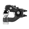 thumbnail image 6 of KFFKFF Pintle Hook, Towing Capacity of 30000 lbs, Combination Trailer Hitches Receiver Hook with 2-5/16-inch Hitch Ball, Suitable for 2.5 to 3-inch Lunette Ring, Includes Mounting Kit, Black, 6 of 9