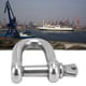 thumbnail image 3 of Grillete en forma de D grillete de anclaje con pasador de tornillo Grillete de arco en forma de D de acero inoxidable para cadenas Cuerda de supervivencia para acampar al aire ANGGREK Otros, 3 of 8