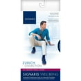 thumbnail image 3 of Sigvaris Well Being 192 Zurich Collection Men's All-Season Wool Socks - 15-20 mm   Black C, 3 of 3