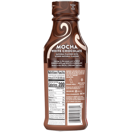 Community Coffee Mocha White Chocolate Iced Latte 13.7 fl oz Bottle