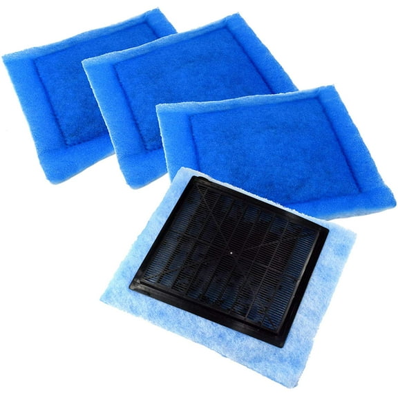 HQRP 4-pack Aquarium Filter compatible with Aqua-Tech EZ-Change # 3 Filter Cartridge Fits Aqua-Tech 20-40 and 30-60 Power Filters