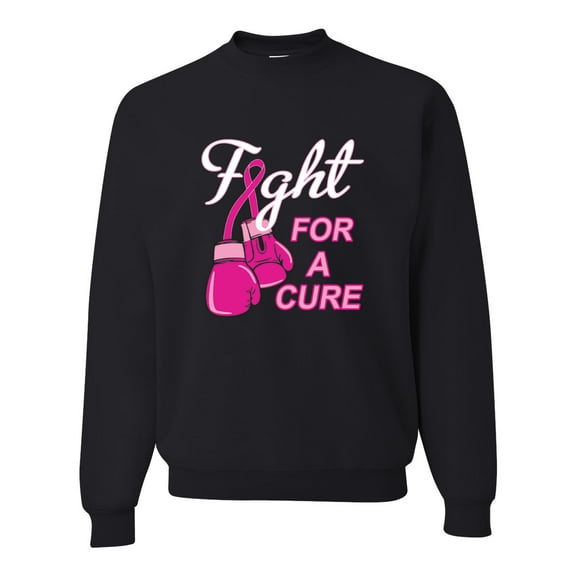 for a Support Awareness Unisex Crewneck Graphic Sweatshirt, Black, Small