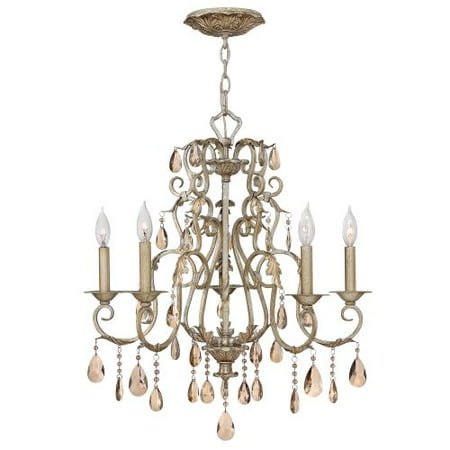 Hinkley Lighting 4775 Carlton 5 Light Single Tier Crystal Chandelier