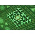 thumbnail image 1 of Ahgly Company Machine Washable Indoor Rectangle Transitional Deep Emerald Green Area Rugs, 2' x 3', 1 of 7