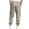 thumbnail image 4 of Havenx Baggy Camo Cargo Sweatpants for Men Maple Leaf Print Elastic Waist Tapered Cargo Joggers with Pockets Wide Leg Bottoms Workout Casual Fashion Loose Fit Gym Outfits,Mint Green XL, 4 of 5