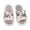 Grey, variant on Women Slippers Cute Cat Print Open Toe Flat Design Soft Fuzzy Material Comfortable Indoor Slides Cozy Home Footwear For Ladies Fall And Winter Daily Wear ,Us Size:6