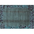 thumbnail image 1 of Ahgly Company Indoor Rectangle Abstract Light Blue Modern Area Rugs, 5' x 7', 1 of 4