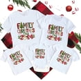 thumbnail image 3 of Conjunto de día de Navidad Equipo familiar de Navidad 2024 Conjuntos a juego con estampado Camisetas familiares de manga corta Conjunto de camisa Ropa informal de vacaciones, 3 of 5