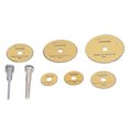 thumbnail image 2 of Cutting Blade, Fast Cutting 8Pcs High Speed Steel Circular Saw Blade  For PVC For Soft Metal Gold, 2 of 8