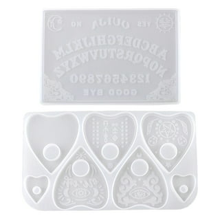 LotFancy 5 Coaster Molds for Resin Casting, Epoxy Resin Molds 