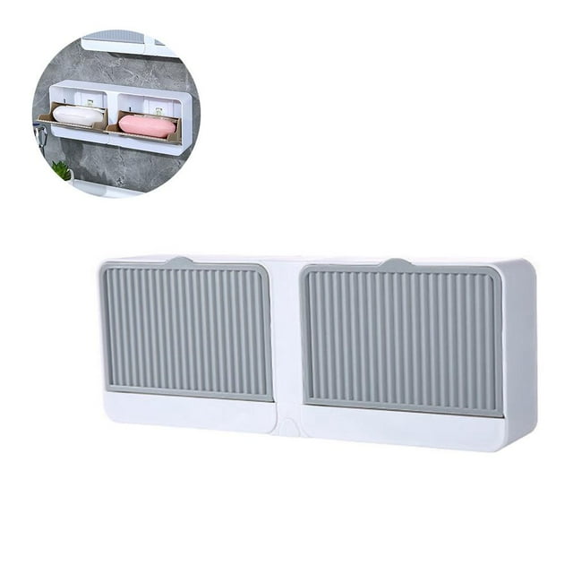 En La Pared Con Tapa, Jabonera Autoadhesiva, Jabonera De Ducha, Jabonera Para Baño Methold HA045969-06
