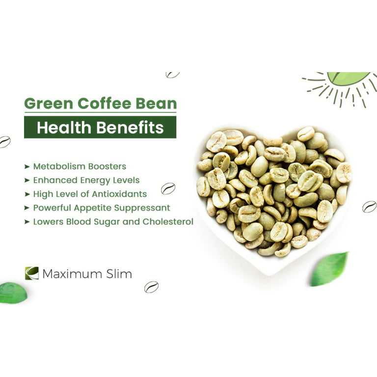  Maximum Slim The Healthy 4-in-1 Organic Green Coffee That Boost  Metabolism & Detox Your Body. Healthy Weight Loss, Energy Boost & Fat  Burner in 1 Cup a Day- Sample Pack 