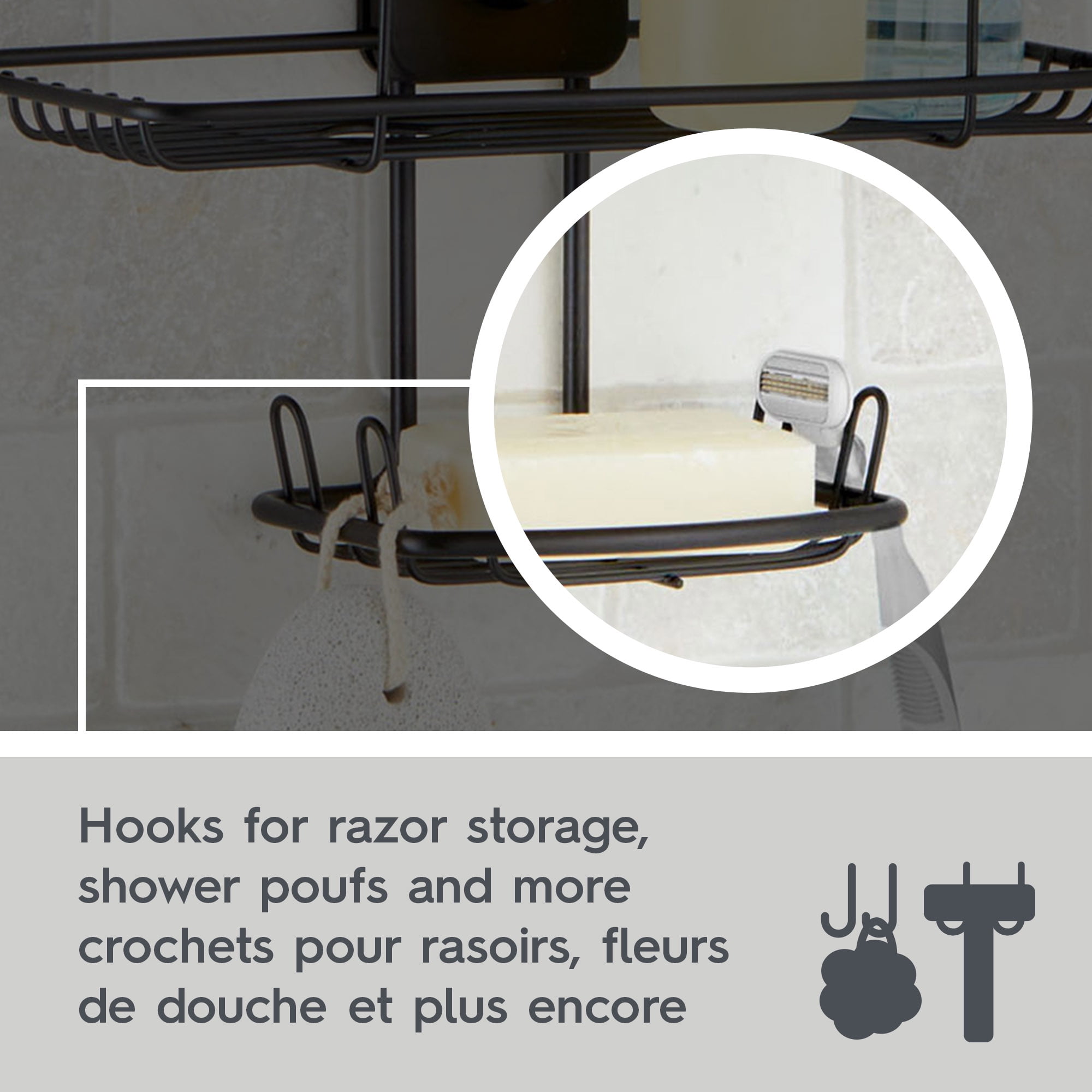 Support de douche ajustable BHG Support de douche ajustable BHG