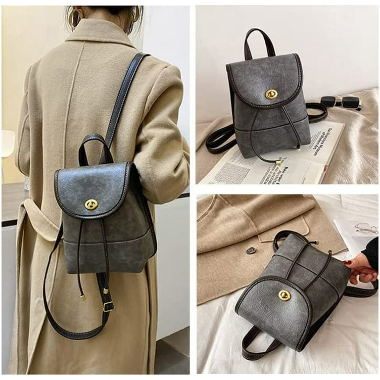 Mini Fashion Backpack Purse, Trendy Anti-theft Travel Daypack