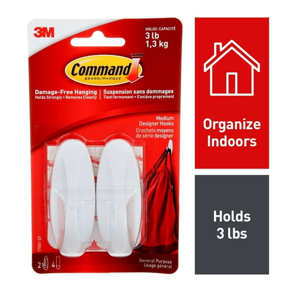 Command™ Designer Hook 17081-EF, Medium