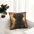 thumbnail image 6 of Honeii Lake Meditating Elephant Print Throw Pillow, Square Decorative Pillow Forms Soft Fluffy Plump Pillow Decorative Pillow Inserts,Couch Pillows-12"x12", 6 of 7