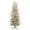 Green#15, variant on Christmas Tree HOMCOM 7.5ft Prelit Snow Flocked Artificial Christmas Tree with Pencil Shape, Pine Realistic Branches, Warm White LED lights, Auto Open, Pink and White,Flocked Christmas Tree