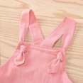thumbnail image 3 of GYRATEDREAM Girls Summer Sleeveless Casual Romper Short Jumpsuits Summer Clothes with Pockets for 6-12M Orange, 3 of 9