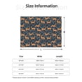 thumbnail image 5 of Yiaed Reindeer Print Blanket Throw Blanket Soft Cozy Flannel Blanket for Home Bed Sofa Couch Chair-50"x40", 5 of 6