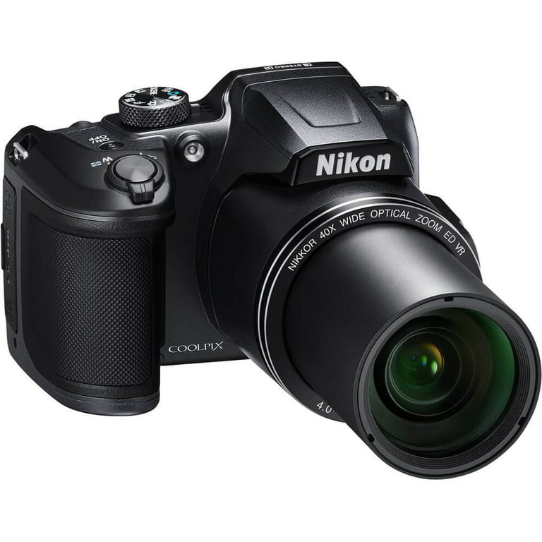 Nikon Black COOLPIX B500 Digital Camera with 16 Megapixels and 40x ...