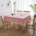 thumbnail image 2 of Nvzi Mantel pequeño de estilo campestre con estampado de amor rosa, mantel de mesa de té para el hogar, encaje de ganchillo (260 * 140 cm), 2 of 4