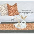 thumbnail image 6 of Floral Pillow Covers Vintage Flower Cushion Covers Rustic Grand Millennial Style Pillow Cases for Throw Pillows Home Decor for Sofa Couch Bed 18”x18” Set of 2 Cinnamon Brown & Cream White, 6 of 8