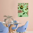 thumbnail image 2 of FCXZI Avocados Rose Surrealism Canvas Wall Art Home Decor 12x16 12x16in, 2 of 5