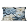 thumbnail image 3 of Designart "Moody Misty Whispers I" Floral Printed Throw Pillow, 3 of 5
