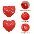 thumbnail image 4 of YingYouFu Valentine Day Inflatable Heart Balloon Outdoor Decorations PVC Valentines Outdoor Heart Ornament for Wedding Party Yard Decor(Love), 4 of 6