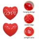 thumbnail image 4 of Globos Inflables de Pvc con Forma de Corazón para Decorar El Día de San Valentín., 4 of 6