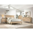 thumbnail image 2 of Lexicon Marrin Contemporary Wood Queen Panel Bed in Natural Oak, 2 of 7