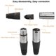 thumbnail image 2 of 20 Piezas Conector Micrófono Audio 3 Pines 10 Adaptador XLR, 2 of 9