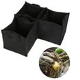thumbnail image 1 of 3 Piezas De Bolsas De Cultivo, Bolso De Cultivo De Plantas Con Manijas De Recipientes De Cultivo De Vegetales Cuadrados Negros Para La Terraza Al Aire Libre Balcón Del, 1 of 7