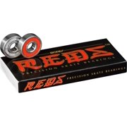 Bones Reds Precision Skate Bearings (8 Pack w/ 4 Spacers)