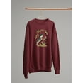 thumbnail image 3 of Antique Kingfisher Sweatshirt Women -Alexander Wilson Designs, Female Medium, 3 of 4