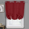 thumbnail image 4 of Luxury Ava Blackout Weave Curtains Grommet Tie Up Shade for Small Window ( 46" W X 63" L), 4 of 4