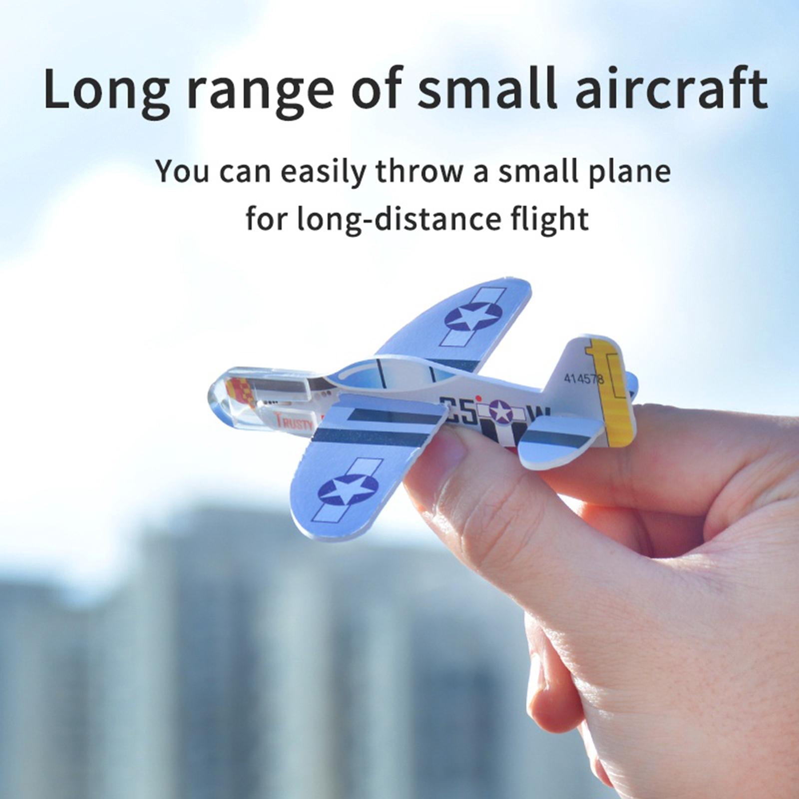 Lot De Planeurs En Mousse – Avion De Lancement Main, 48x48x12 Cm, Résistant Aux Chocs, Cadeau Pour Enfants, Multicolore