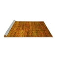 thumbnail image 2 of Ahgly Company Machine Washable Indoor Rectangle Persian Yellow Traditional Area Rugs, 4' x 6', 2 of 4